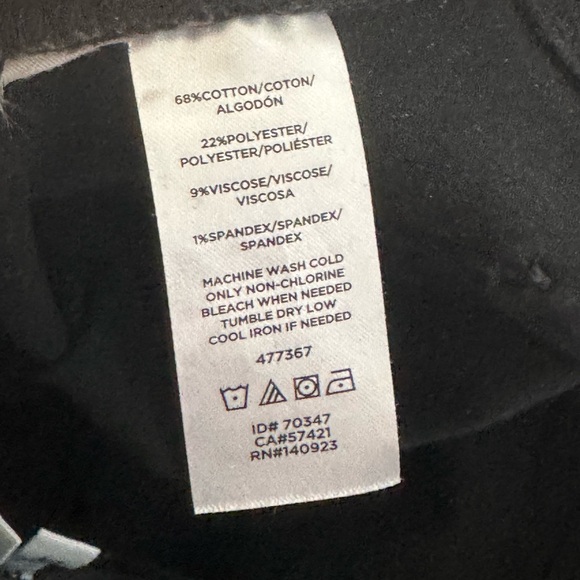 LOFT Faded Black Polka Dot Skinny Jeans - Picture 6 of 7